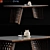 Sleek Steel & Wood Table 3D model small image 2