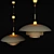 Vintage Titan Ceiling Light 3D model small image 1