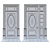 Classic 3D Max Door Models 3D model small image 3