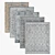 Textured Carpets - Versatile Floor Décor 3D model small image 1