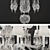 Elegant Saint Louis Chandelier 3D model small image 3