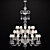 Elegant Saint Louis Chandelier 3D model small image 4