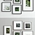 7-Piece Picture Frame Set with 4 Colors 3D model small image 2