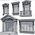 Modern Classic Windows & Doors Kit 3D model small image 3