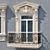 Modern Classic Windows & Doors Kit 3D model small image 6