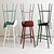 Muuto Nerd Bar Stool: Contemporary Comfort 3D model small image 2