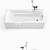 Cersanit 24-Piece Bath Set: Flavia, Intro, Lana 3D model small image 2