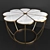 Floral Accent Coffee Table 3D model small image 1