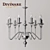 Elegant Divinare Atlanta Chandelier 3D model small image 1