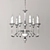 Elegant Divinare Atlanta Chandelier 3D model small image 2