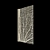 Title: Radiant Air Patterns Wall Sconce 3D model small image 1