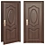 Stylish Security: Entrance Door 141-5Y 3D model small image 1