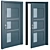 Modern Milano-35U Door 3D model small image 1