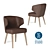 OM Dining Chair: Elegant and Comfortable 3D model small image 1