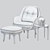 Modern Jamie Hayon Fri Chair- Fritz Hansen 3D model small image 2