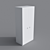 Modern MDF Wardrobe: Sleek and Spacious 3D model small image 1