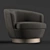Minotti Jacques: Elegant Armchair 3D model small image 2