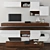 Modern TV Stand Set 023 3D model small image 1