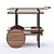 James Bar Cart: The Perfect Mobile Beverage Station 3D model small image 2