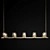 Modern Linear Chandelier - Pauillac 3D model small image 1