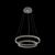 Luchera LED Designer Chandelier 3D model small image 2