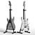 Squier Stratocaster Electric Guitar 3D model small image 4
