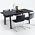 Elegant Bernhard Dining Set 3D model small image 1