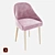 Pudra Chair: Stylish Comfort for Any Space 3D model small image 1