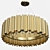 Golden Chandelier - Opulent Elegance 3D model small image 1