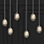 Vintage Brass Pendant Light 3D model small image 1