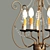 Elegant Astoria Grand Chandelier 3D model small image 1