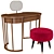 Volpi Sedie Dressing Table: Modern Elegance 3D model small image 1