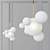 Giopato & Coombes BOLLE BLS Lamp: Elegant White Pendant Lighting 3D model small image 1