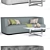 Ultra-Modern Sofa: Unwrapped UVW & All Textures 3D model small image 2