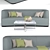 Ultra-Modern Sofa: Unwrapped UVW & All Textures 3D model small image 3