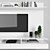 Modern TV Stand Set 024 3D model small image 2