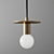 Satellite Pendant Light: Sleek Design 3D model small image 1