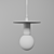 Satellite Pendant Light: Sleek Design 3D model small image 2