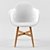 Stylish Ikea Fanbün Chair - Sleek Design, Perfect Comfort 3D model small image 3