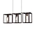 London Bronze Pendant Light 3D model small image 3