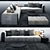 Modern Design Sofa Set 3D model small image 2
