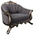 Timeless Elegance: Classic Armchair MONDELUX 3D model small image 1