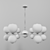 Mid-Century Betty Chandelier 3D model small image 3