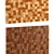 Wood Mosaic Kitchen Plants 3D model small image 2