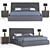 Porada Bed: Sleek and Stylish Sleeping Solution 3D model small image 1