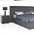 Porada Bed: Sleek and Stylish Sleeping Solution 3D model small image 2