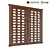 Modern Wooden Door: Sleek and Durable 3D model small image 1