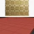 Fayette Circles & Squares Rugs 3D model small image 3