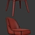 West Elm Mid-Century Dining Chair Set 3D model small image 3