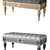 Title: Luxurious Letitia Bench by Romano Home 3D model small image 2